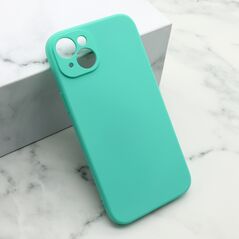 Zastitna maska (futrola) Soft Silicone - iPhone 15 Plus mint (MS).