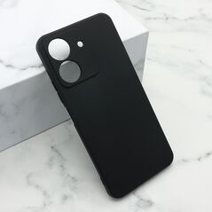Zastitna maska (futrola) Soft Silicone - Xiaomi Redmi 13C/Poco C65 pro crna (MS).