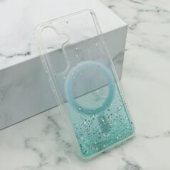 Zastitna maska (futrola) Simple Sparkle MagSafe - Samsung S921 Galaxy S24 5G zelena (MS).