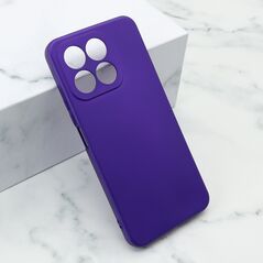 Zastitna maska (futrola) Soft Silicone - Huawei Honor X8a ljubicasta (MS).