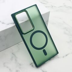 Zastitna maska (futrola) SILKY MAGSAFE II - Samsung S928 Galaxy S24 Ultra 5G zelena (MS).