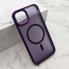 Zastitna maska (futrola) SILKY MAGSAFE II - iPhone 11 (6.1) ljubicasta (MS).