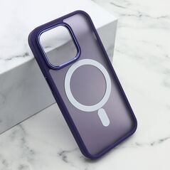 Zastitna maska (futrola) SILKY MAGSAFE II - iPhone 14 Pro (6.1) ljubicasta (MS).