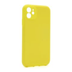 Zastitna maska (futrola) Soft Silicone - iPhone 11 (6.1) zuta (MS).
