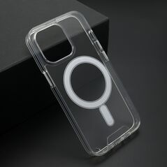 Zastitna maska (futrola) STANDARD MagSafe - iPhone 13 Pro (6.1) providna (bela) (MS).