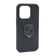 Zastitna maska (futrola) Square ring - iPhone 14 Pro crna (MS).