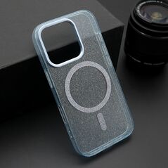 Zastitna maska (futrola) SPARKLING MagSafe - iphone 16 (6.1) plava (MS).