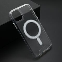 Zastitna maska (futrola) STANDARD MagSafe - iPhone 11 (6.1) providna (bela) (MS).