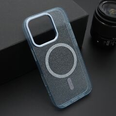 Zastitna maska (futrola) SPARKLING MagSafe - iPhone 16 Pro (6.3) plava (MS).