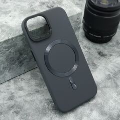 Zastitna maska (futrola) TRUE COLOR MAGSAFE - iPhone 15 siva (MS).