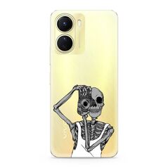 Zastitna ultra tanka (skin) maska / futrola PRINT CLEAR - Vivo Y16 ND0302 (MS).