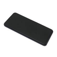 LCD displej (ekran) - Huawei P30 Lite/Nova 4E + Touch screen + okvir APLONG Original Material crni (48MPX) (MS).