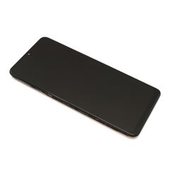 LCD displej (ekran) - Samsung A022 Galaxy A02 + Touch screen + okvir crni Full ORG EU (GH82-25250A) (MS).