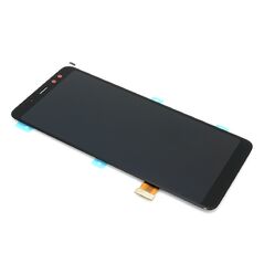 LCD displej (ekran) - Samsung A530F Galaxy A8 (2018) + Touch screen crni Full ORG EU (GH97-21406A) (MS).