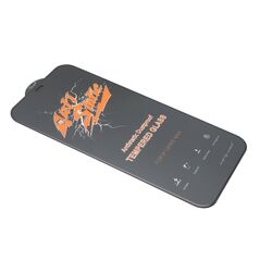 Staklena folija (zastitno kaljeno staklo) za ekran ANTISTATIC - Iphone 12 Pro Max (6.7) crna (MS).