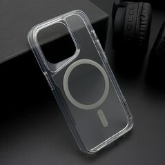 Zastitna maska (futrola) AURA MagSafe - iPhone 15 Pro (6.1) siva (MS).