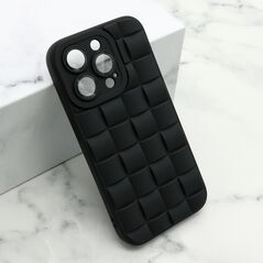 Zastitna maska (futrola) 3D WALL - iPhone 14 Pro Max (6.7) crna (MS).