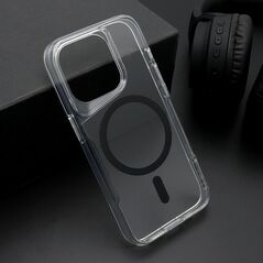 Zastitna maska (futrola) AURA MagSafe - iPhone 15 Pro (6.1) crna (MS).