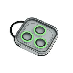 Folija - stitu kamere GLASS LUXO iPhone 15 Pro (6.1)/15 Pro Max (6.7) zelena (MS).