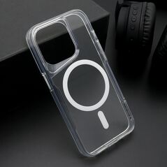 Zastitna maska (futrola) AURA MagSafe - iPhone 15 Pro (6.1) bela (MS).