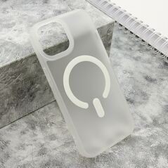 Zastitna maska (futrola) BLURRY MagSafe - iPhone 15 bela (MS).