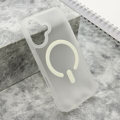 Zastitna maska (futrola) BLURRY MagSafe - iphone 16 (6.1) bela (MS).