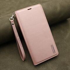 Zastitna maska (futrola) na preklop (bi fold) HANMAN - iPhone 15 Pro (6.1) svetlo roze (MS).