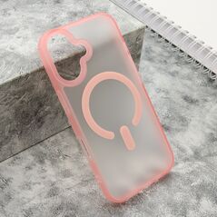 Zastitna maska (futrola) BLURRY MagSafe - iphone 16 (6.1) roze (MS).