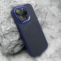 Zastitna maska (futrola) CARBON MagSafe - iPhone 15 Pro (6.1) plava (MS).