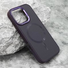 Zastitna maska (futrola) CARBON MagSafe - iPhone 16 Pro (6.3) ljubicasta (MS).