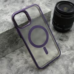 Zastitna maska (futrola) CAMERA DROP MagSafe - iPhone 11 (6.1) ljubicasta (MS).