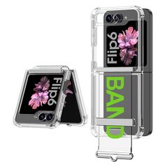 Zastitna maska (futrola) providna STRAP - Samsung F741B Galaxy Z Flip 6 5G zelena (MS).