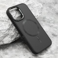 Zastitna maska (futrola) CARBON MagSafe - iphone 16 (6.1) crna (MS).