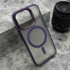 Zastitna maska (futrola) CAMERA DROP MagSafe - iPhone 15 Pro (6.1) ljubicasta (MS).