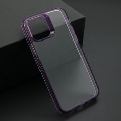 Zastitna maska (futrola) COLOR okvir za iPhone 14 (6.1) ljubicasta (MS).