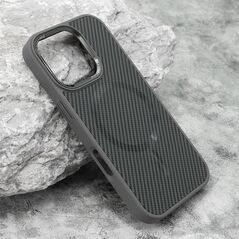 Zastitna maska (futrola) CARBON MagSafe - iPhone 16 Pro (6.3) siva (MS).