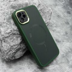 Zastitna maska (futrola) CARBON MagSafe - iPhone 11 (6.1) zelena (MS).