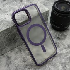 Zastitna maska (futrola) CAMERA DROP MagSafe - iPhone 15 ljubicasta (MS).