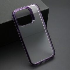 Zastitna maska (futrola) COLOR okvir za iPhone 15 Pro (6.1) ljubicasta (MS).