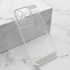 Zastitna maska (futrola) DIAMOND SIDE - iPhone 14 Pro (6.1) Transparent (MS).