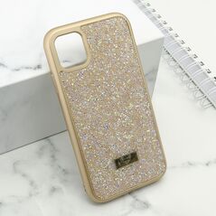 Zastitna maska (futrola) DIAMOND SELECTION - iPhone 11 (6.1) zlatna (MS).