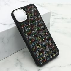 Zastitna maska (futrola) CRYSTAL SPARK - Iphone 14 Plus (6.7) crna (MS).
