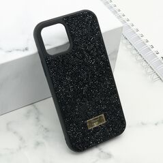 Zastitna maska (futrola) DIAMOND SELECTION - iPhone 12 crna (MS).