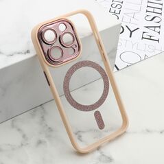 Zastitna maska (futrola) DIAMOND MagSafe - iPhone 14 Pro (6.1) roze (MS).