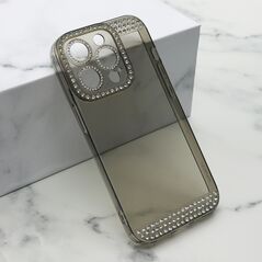 Zastitna maska (futrola) DIAMOND SIDE - iPhone 14 Pro (6.1) braon (MS).