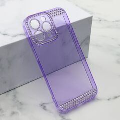 Zastitna maska (futrola) DIAMOND SIDE - iPhone 13 Pro (6.1) ljubicasta (MS).