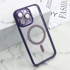Zastitna maska (futrola) DIAMOND MagSafe - iPhone 14 Pro Max (6.7) ljubicasta (MS).