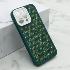 Zastitna maska (futrola) CRYSTAL SPARK - Iphone 13 Pro (6.1) zelena (MS).