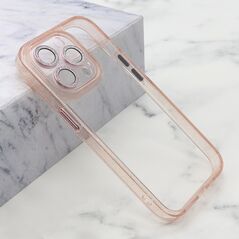 Zastitna maska (futrola) DIAMOND LENS - iPhone 14 Pro (6.1) roze (MS).