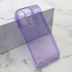 Zastitna maska (futrola) DIAMOND SIDE - iPhone 14 Pro (6.1) ljubicasta (MS).